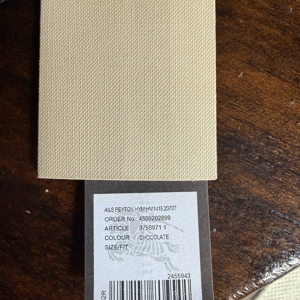 Burberry Beige Check Crossbody with Brown Leather Trim - Picture 2 of 3